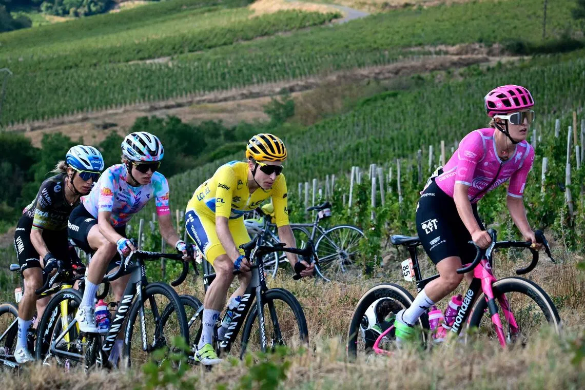 Tour de France Femmes defending champion Pauline Ferrand-Prevot fights on despite five-minute deficit