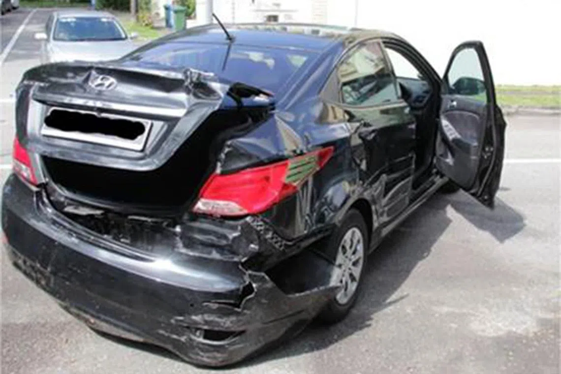 Police ambushed the young man in a carpark and despite not having a driver’s licence, he sped away and injured three officers, who fell in the operation.