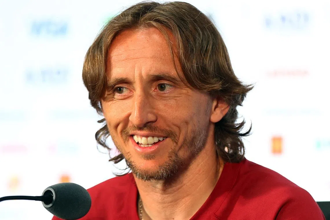 Croatia's Luka Modric, 40, is competing in his fifth World Cup campaign.