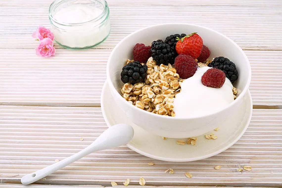 Adding fruit to yogurt offers spoilage bacteria and fungi an easy-to-consume food source.