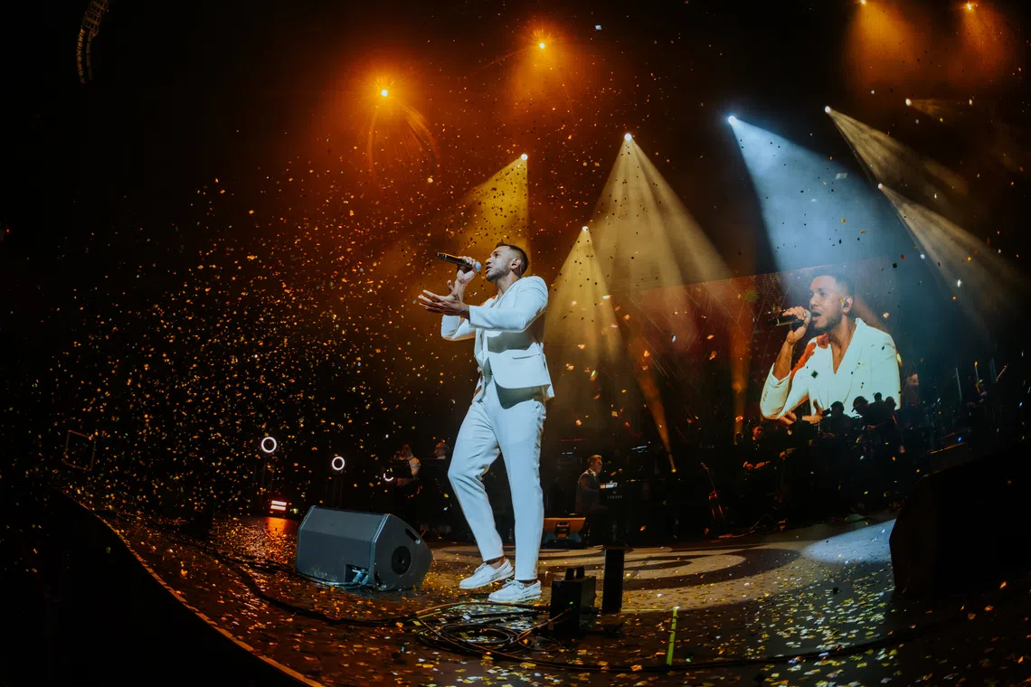 Singapore singer Taufik Batisah performed to a sell out crowd at The Star Theatre on Oct 25, his first and last headlining concert. 