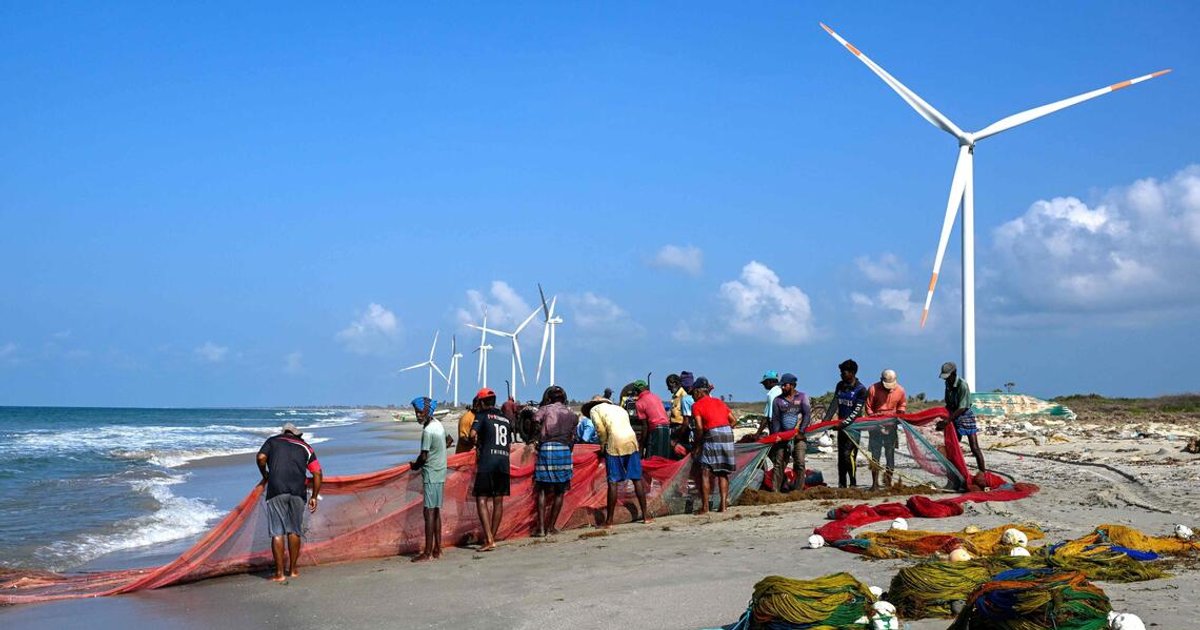 Mannar wind turbines spark anger over fish, floods