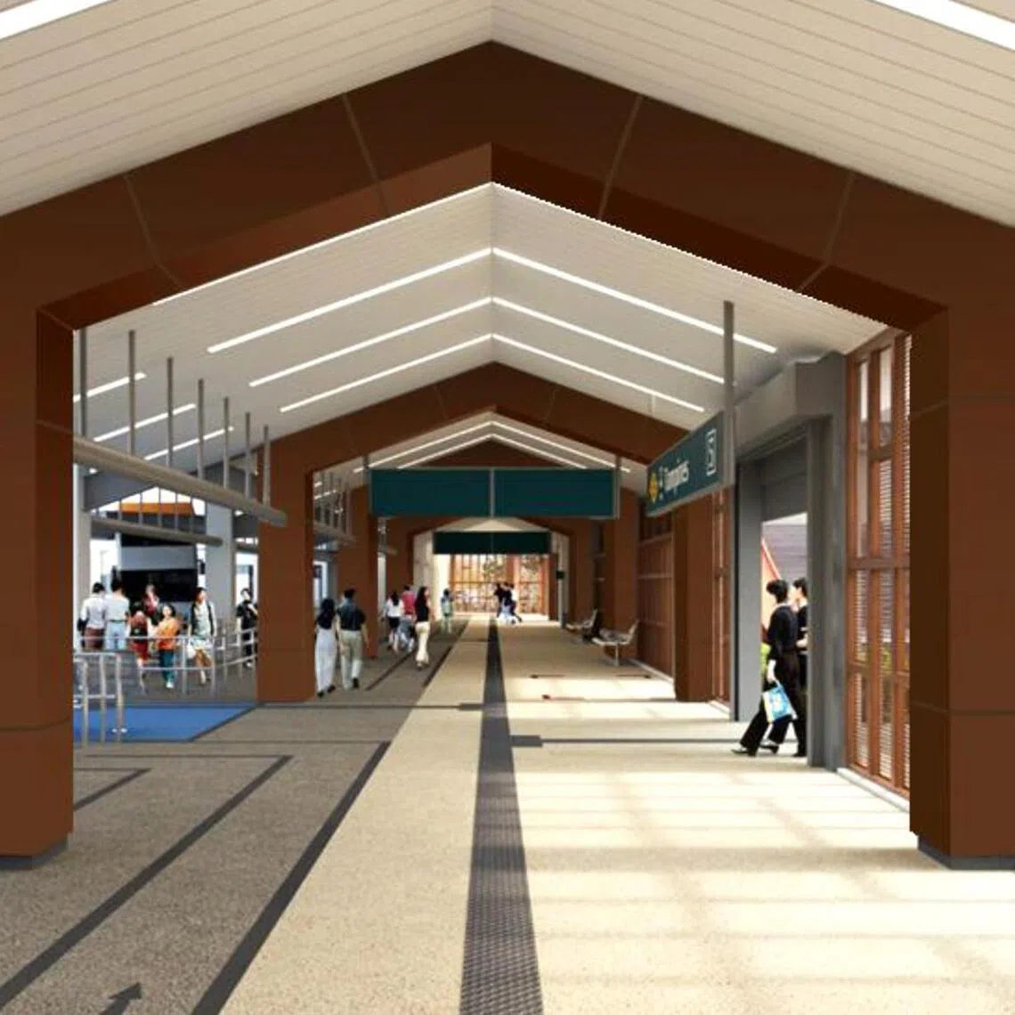 An artist’s impression of the upgraded Tampines Bus Interchange.