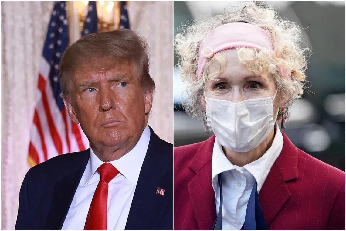 Mr Donald Trump has denied raping writer E. Jean Carroll, and said she was "not my type".