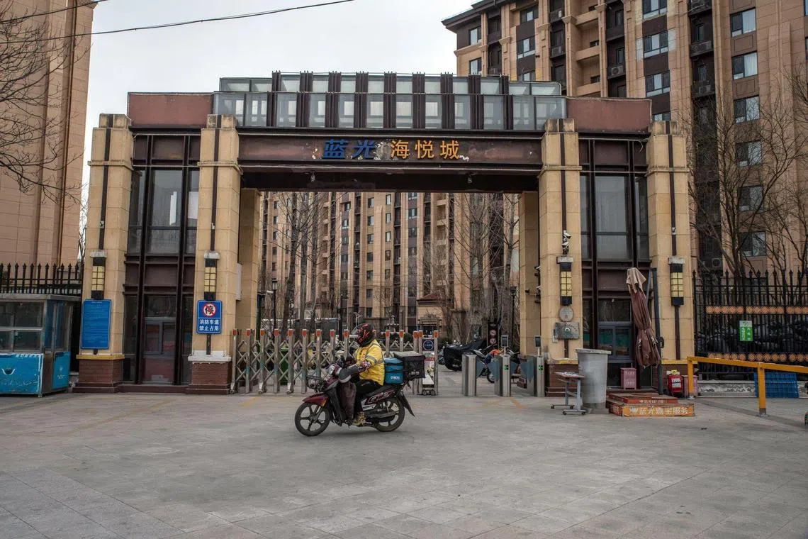 The Hai Yue Cheng property project developed by Sichuan Languang Development. Languang has slashed 90 per cent of its workforce since early 2021.