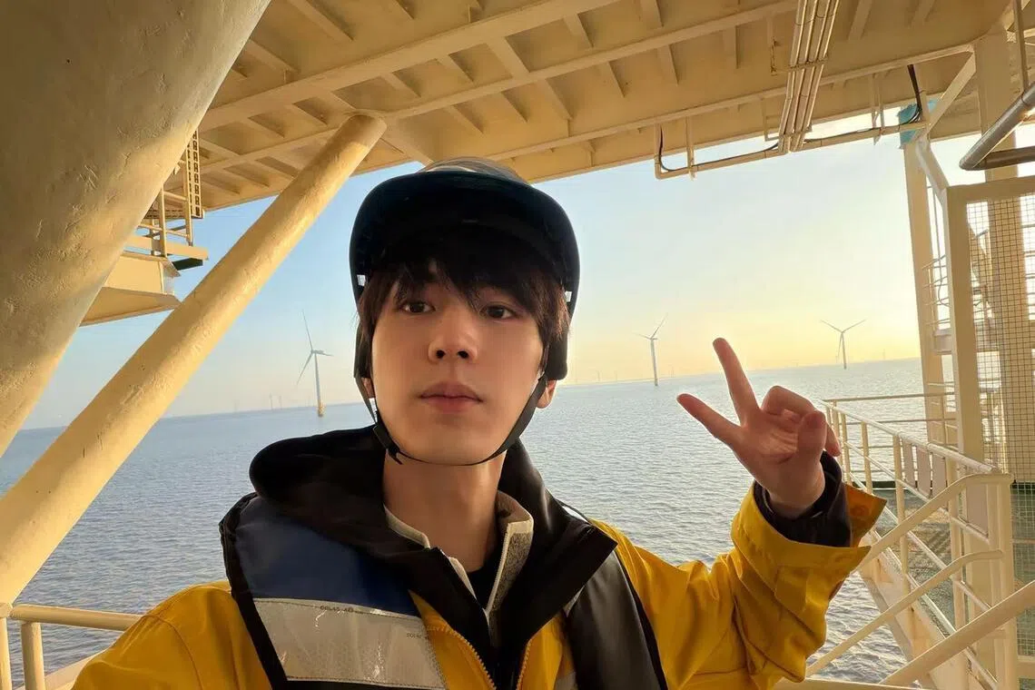 Chinese actor Zhang Linghe in the documentary The Answer Is Earth.