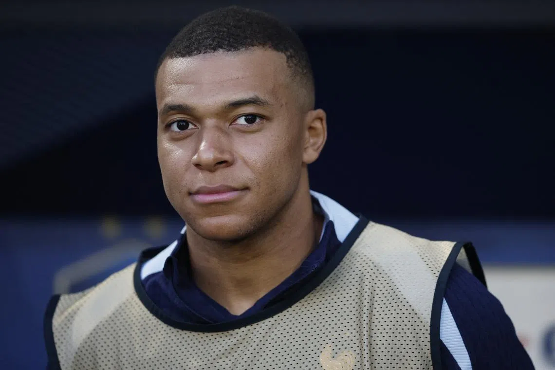 France's Kylian Mbappe did not explicitly speak out against or in favour of any party ahead of the elections.