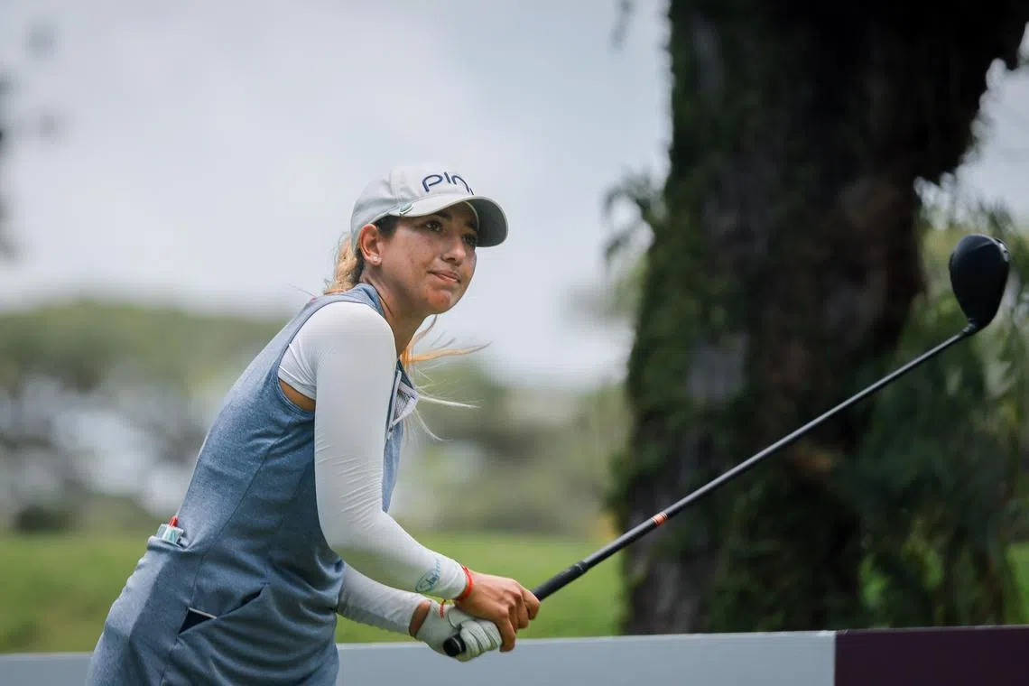 Morocco's Maha Haddioui is the first Arab woman to compete in a professional golf tournament.