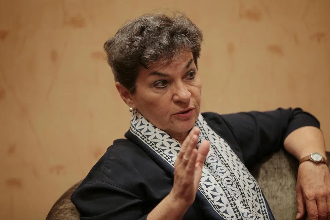 Ms Christiana Figueres, former executive secretary of the United Nations Framework Convention on Climate Change (UNFCCC).
