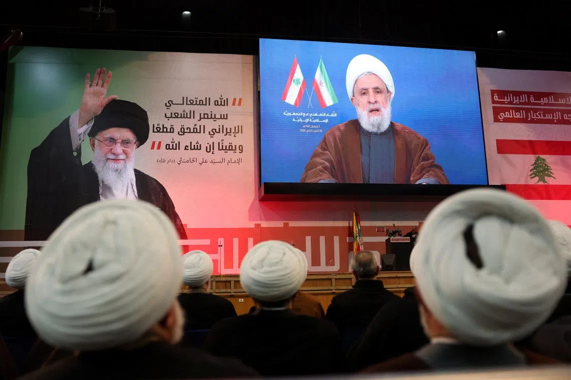 Hezbollah leader Naim Qassem called the agreement “humiliating, shameful, and a surrender of sovereignty”.