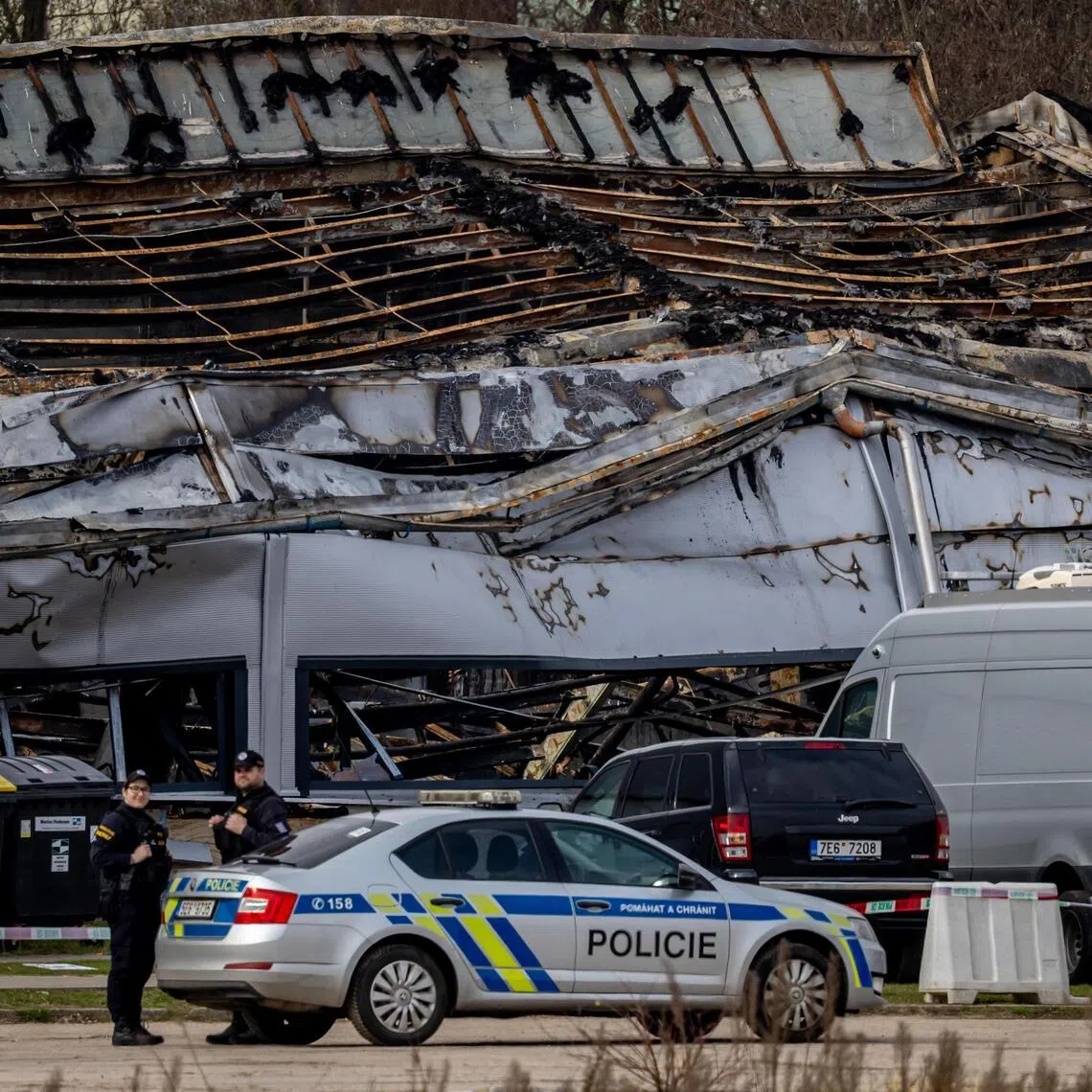 The attack damaged a building used by Czech defence group LPP Holding, and was claimed by a group that says the company develops weapons in cooperation with an Israeli firm.