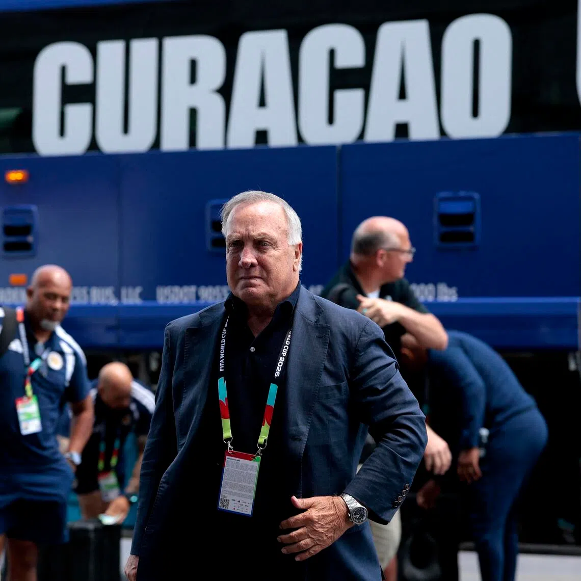 Curacao coach Dick Advocaat also coached the Netherlands at the 1994 World Cup and South Korea at the 2006 edition.