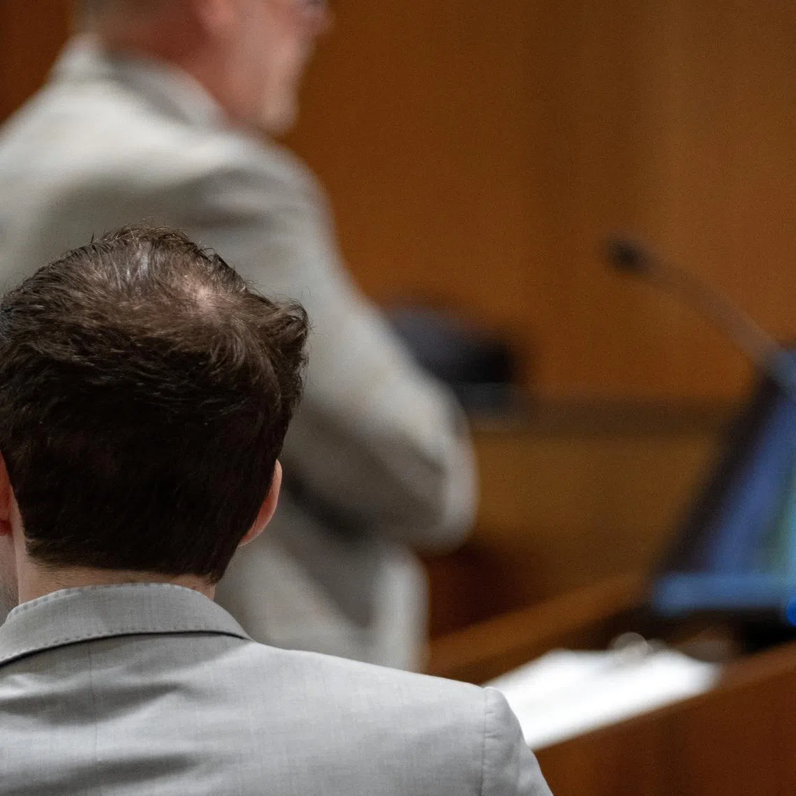 Tyler Robinson, accused in the fatal shooting of Charlie Kirk, listens to the prosecution during a preliminary hearing in 4th District Court in Provo, Utah, U.S., July 7, 2026.   Trent Nelson/Pool via REUTERS