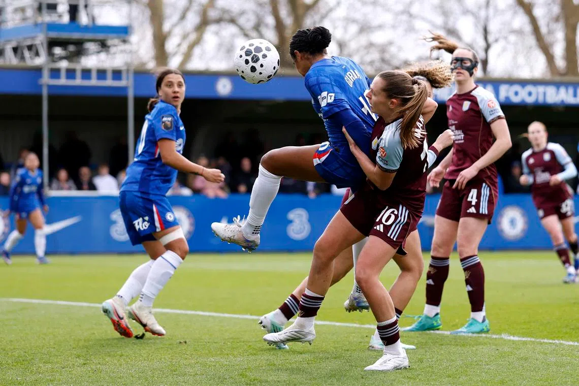 Soccer Football - Women's Super League - Chelsea v Aston Villa - Kingsmeadow, London, Britain - March 29, 2026 Chelsea's Lauren James scores their second goal Action Images via Reuters/Peter Cziborra