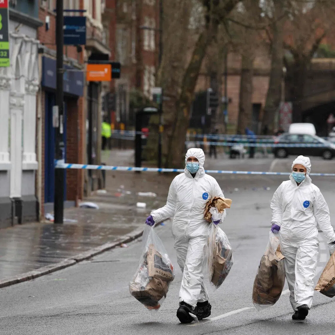 Seven people were injured in the attack with serious but not life-threatening injuries, local police said. 