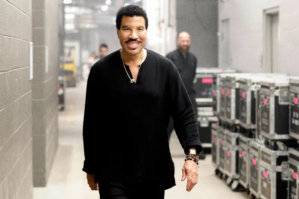 American singer Lionel Richie checked himself into a hospital after a show in St Louis in the US on Aug 29.