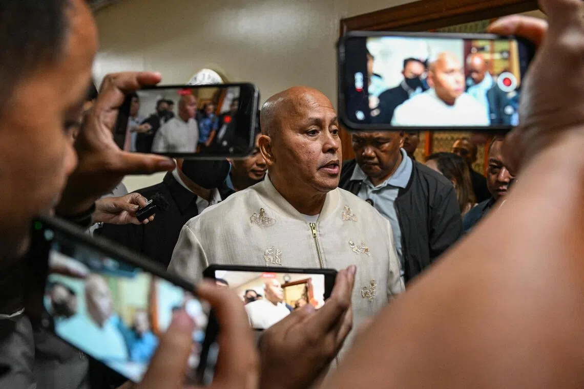 Senator Ronald “Bato” Dela Rosa, who is wanted for alleged crimes against humanity, was last seen in May.