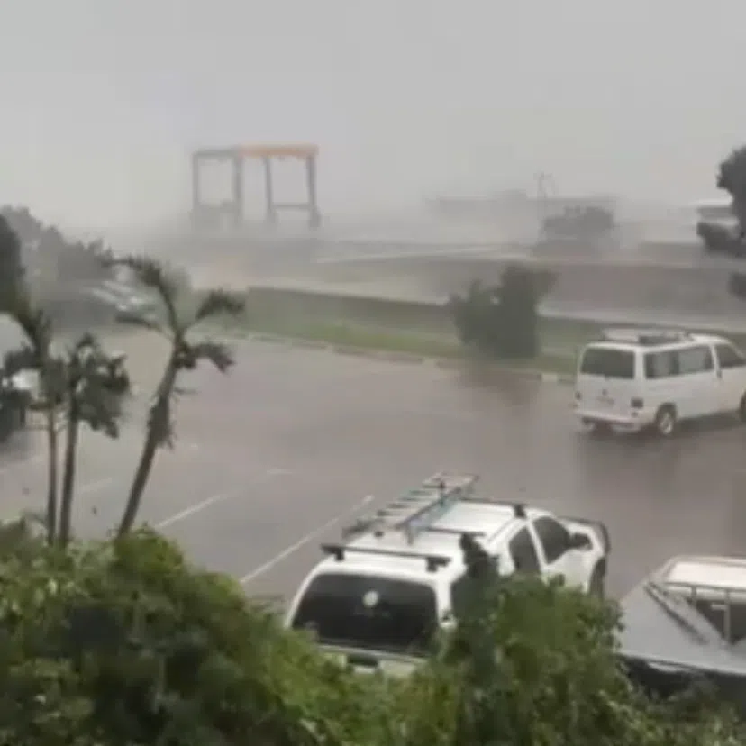 Tropical Cyclone Fina swept between city Darwin and the sparsely populated Tiwi Islands, where wind gusts reached 110kmh.
