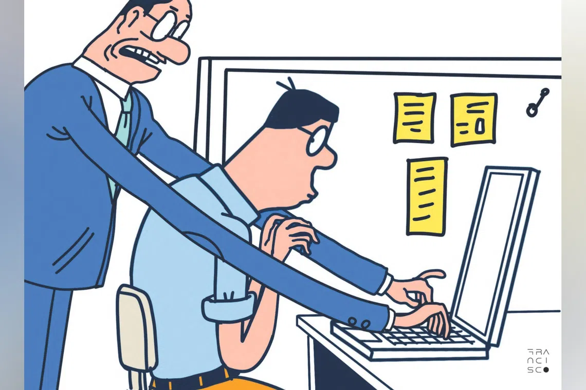 There is a difference between a boss who checks in on employees and one who constantly hovers like a “helicopter parent” over them.