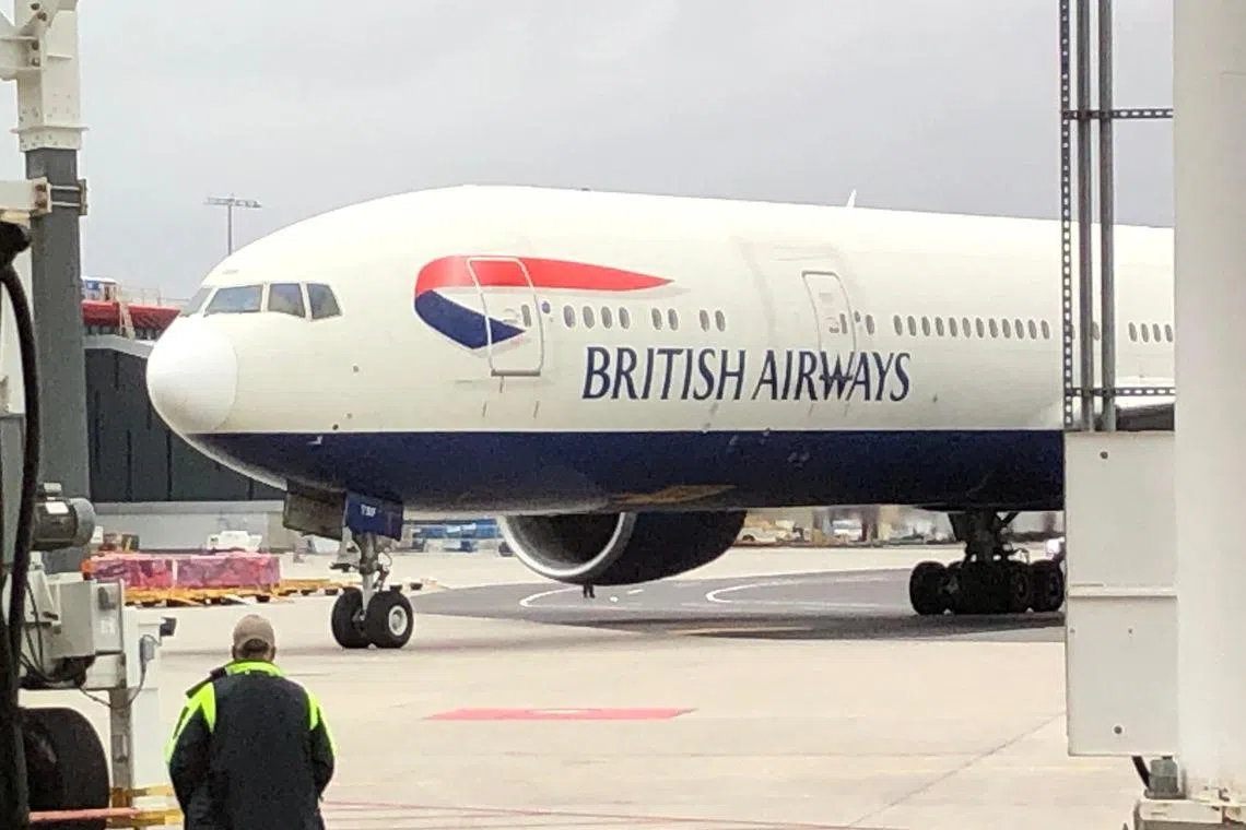 Only around 50% of British Airways flights were in the air in the early morning on Tuesday compared with a week earlier.