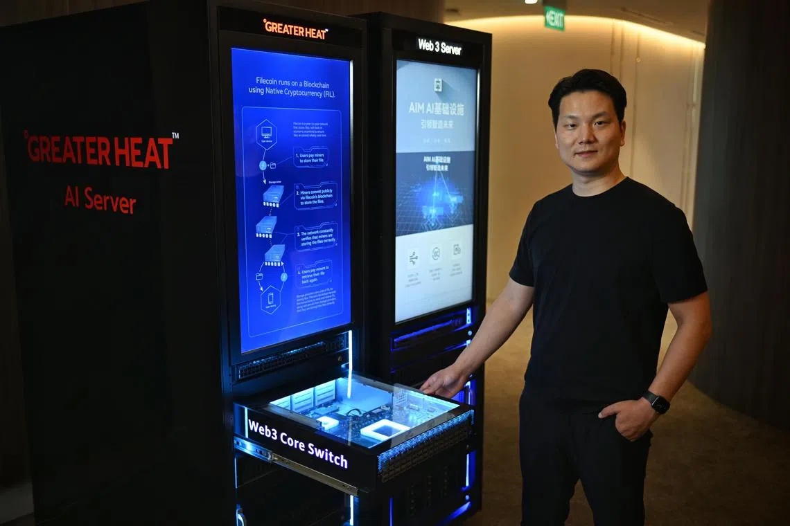 ST20231129_202336086670 ramoney Chong Jun Liang
Portrait of David Li, CEO of web3 infrastructure provider GreaterHeat taken on November 30, 2023. ***** Me and My Money profile shoot for David Li, CEO of web3 infrastructure provider GreaterHeat