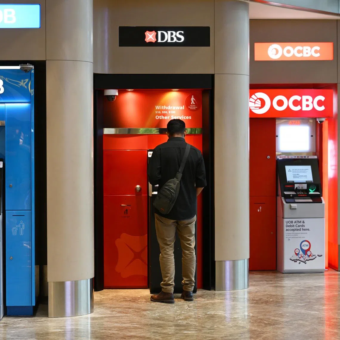 DBS, OCBC and UOB shares climbed to fresh highs on the back of positive investor sentiments.