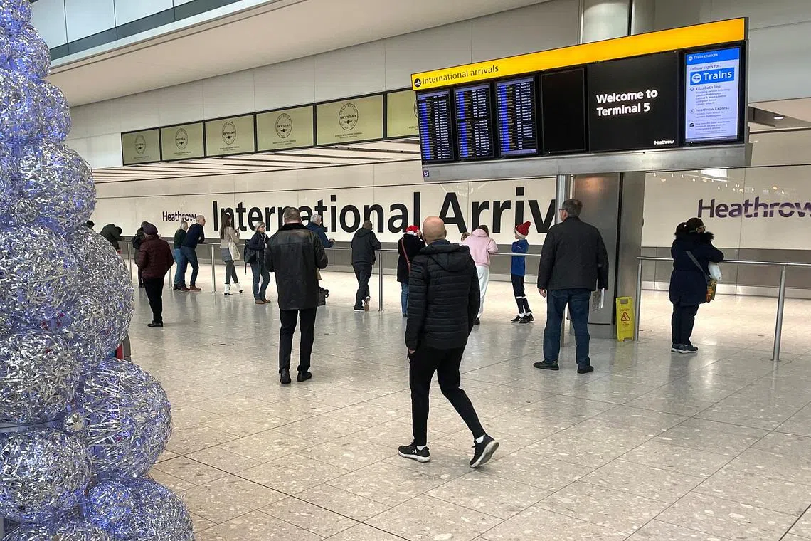 Testing at London’s Heathrow Airport will be voluntary and those who test positive will neither be quarantined nor ordered to self-isolate.