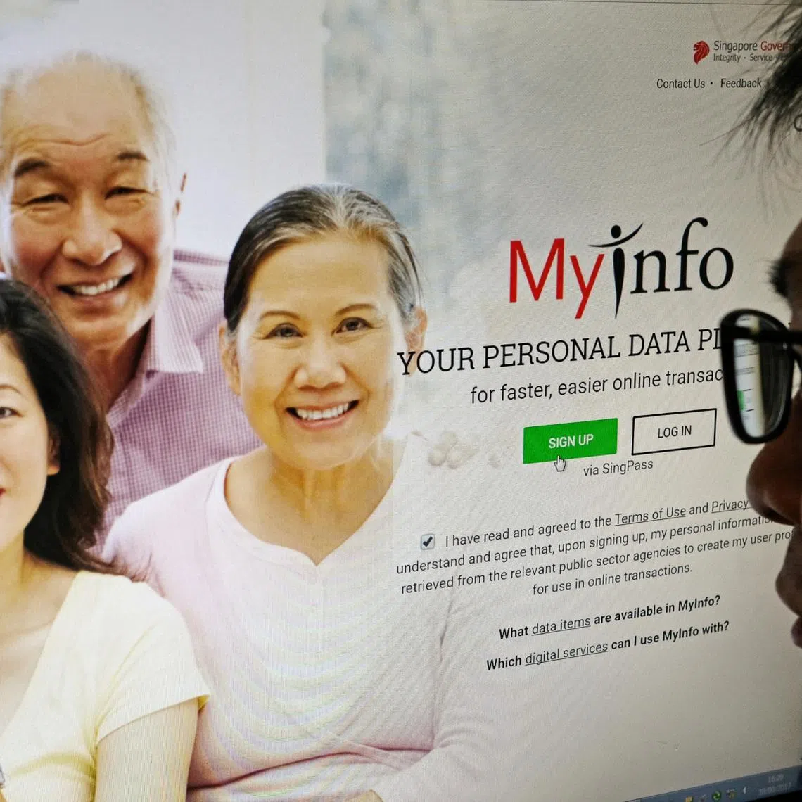 At least 1,000 digital services offered by government agencies and businesses are integrated with MyInfo.