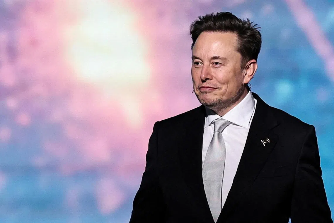FILE PHOTO: Tesla CEO Elon Musk attends the Saudi-U.S. Investment Forum, in Riyadh, Saudi Arabia, May 13, 2025. REUTERS/Hamad I Mohammed/File Photo