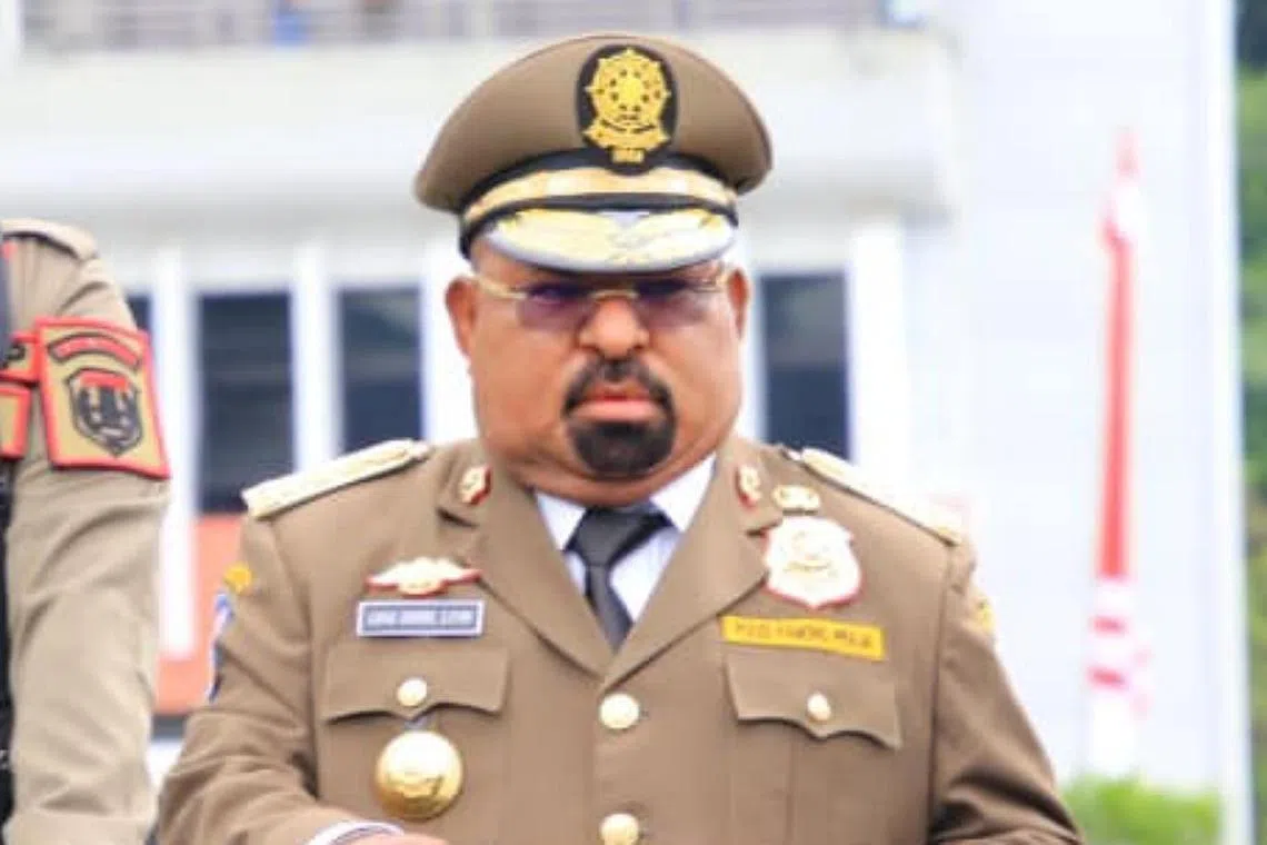 Papua governor Lukas Enembe was last week accused of taking one billion rupiah from a construction firm for concessions.