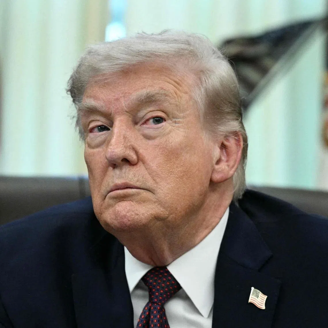 Mr Trump reposted an image to his Truth Social account, of an embrace from Jesus, saying that he thought it was "quite nice".