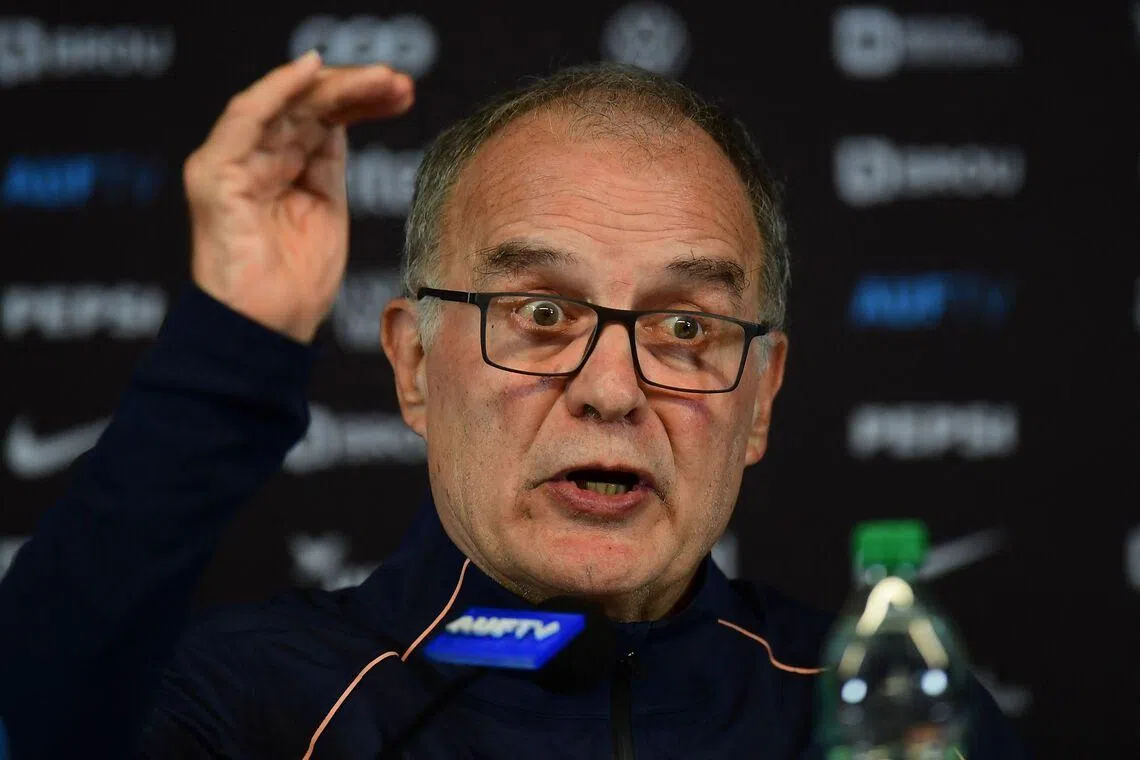 Marcelo Bielsa gave a 100-minute press conference on June 30 following his departure as Uruguay head coach.