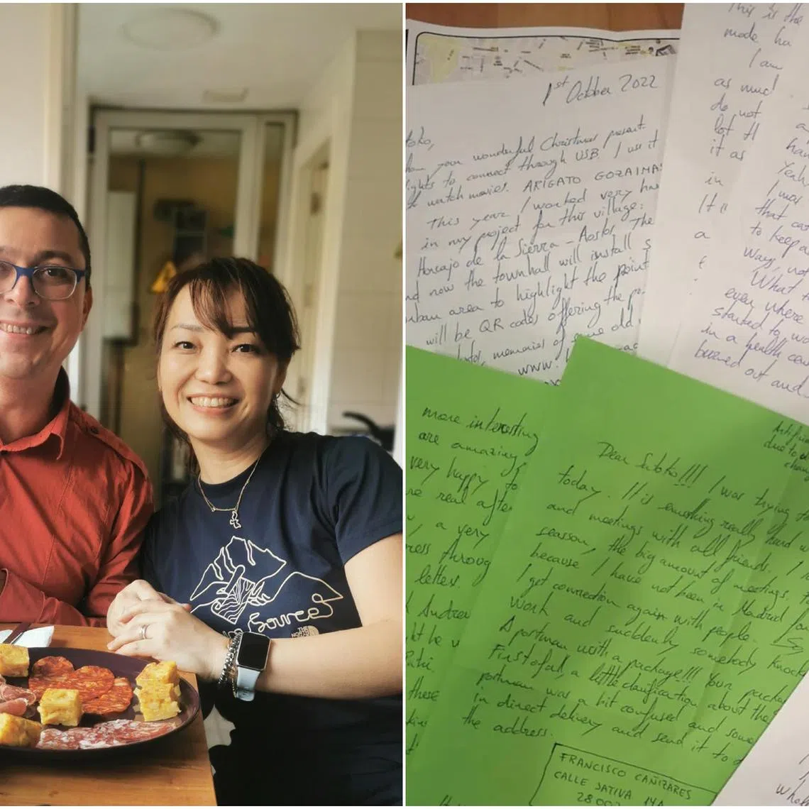 The writer and her pen pal Kiko, a Spaniard whose real name is Francisco Canizares, began exchanging letters in their teens and finally met in person after decades.