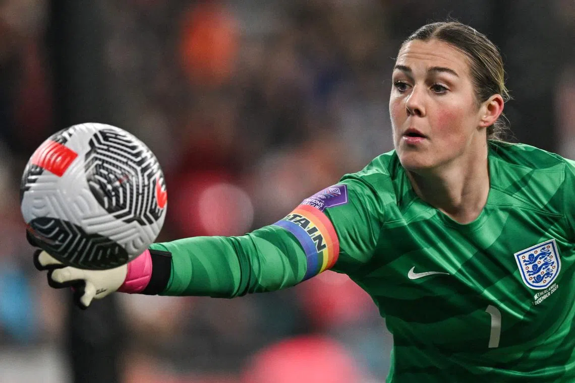 The 32-year-old Mary Earps helped England win Euro 2022 and reach the 2023 World Cup final.