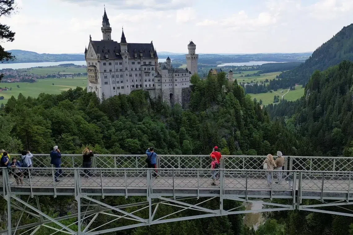 FILE PHOTO: Neuschwanstein, Germany. June 15, 2023. REUTERS/Staff/ File Photo