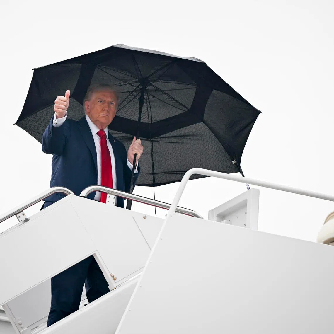 Speaking before he boarded at Joint Base Andrews near Washington, Mr Trump said his visit to the Middle East was going to be a “very special time”.