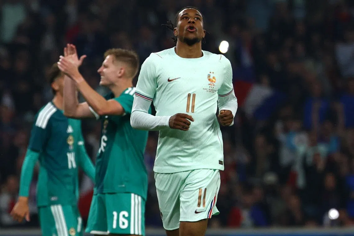 Michael Olise continued his rise as one of Les Bleus’ key attacking weapons in their warm-up game against Northern Ireland.
