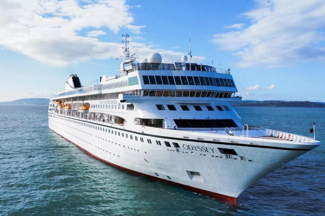 The voyage on Villa Vie Odyssey will take passengers to all seven continents, with visits to over 425 ports across 140 countries.