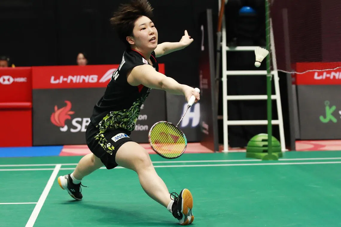 World No.1 Akane Yamaguchi's weapons include her excellent balance and quicksilver feet. 