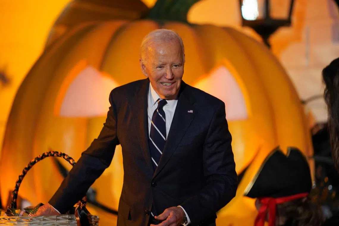 In the final days of a coin-toss election, Mr Joe Biden has twice caused headaches for Ms Kamala Harris with ill-timed gaffes.