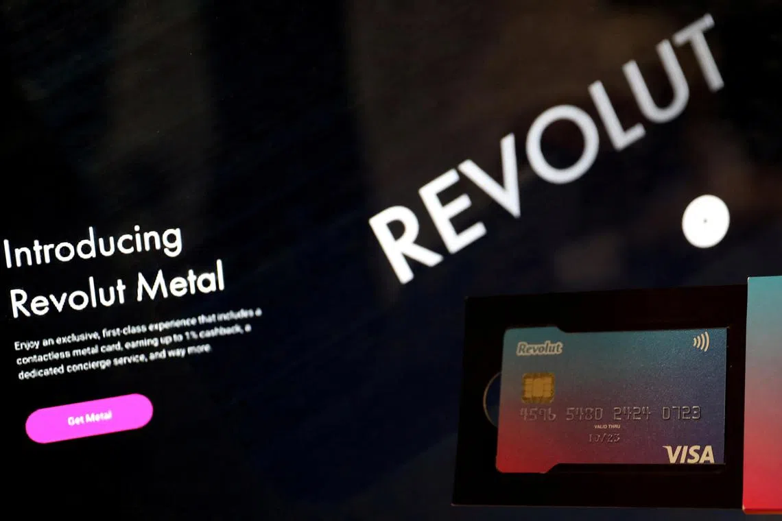 FILE PHOTO: An illustration picture shows a Revolut bank card in London, Britain September 4, 2019.  REUTERS/Kevin Coombs/File Photo