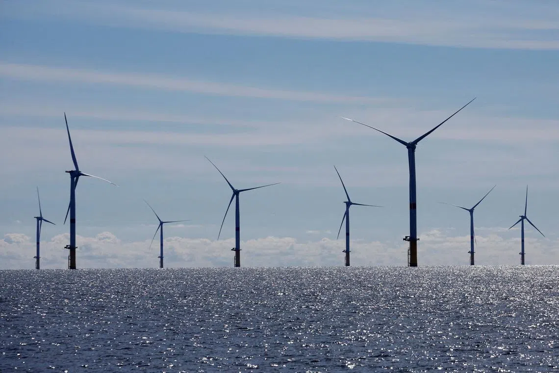 The growth of offshore windfarms is fueling demand for Marco Polo Marine's vessels and servies. REUTERS/Stephane Mahe/File Photo