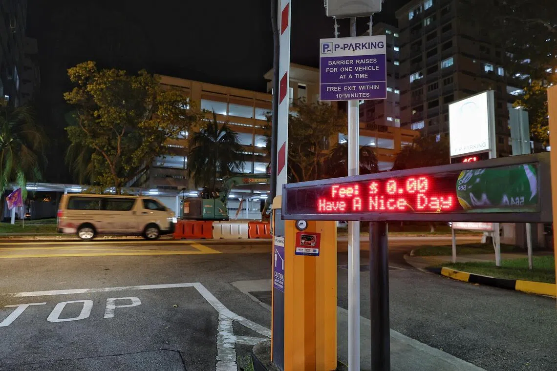 Lower HDB, URA season parking fees for some commercial vehic