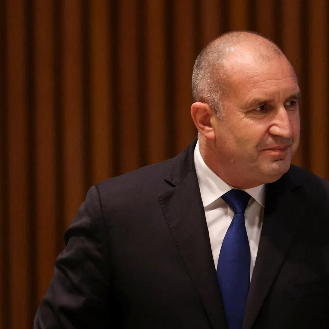 Rumen Radev, President of Bulgaria, speaks during the Sustainable Development Goals (SDG) Summit at United Nations headquarters in New York City, New York, U.S., September 18, 2023. REUTERS/Caitlin Ochs