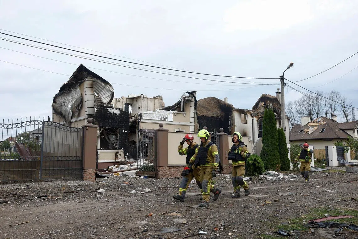 An air raid alert had been declared in Kyiv due to the threat of “enemy” drone attacks.