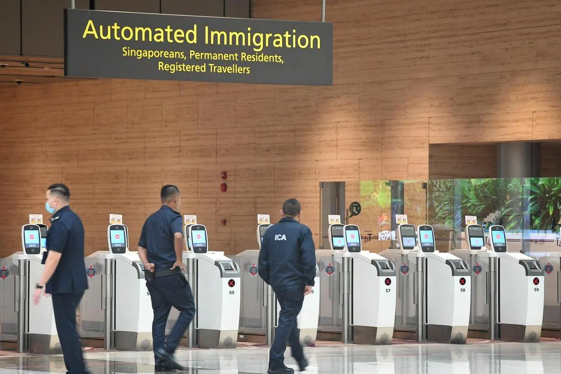 All arriving travellers are screened against a watchlist of persons of interest, and those flagged by ICA to be of higher risk. They are then stopped for more stringent checks.