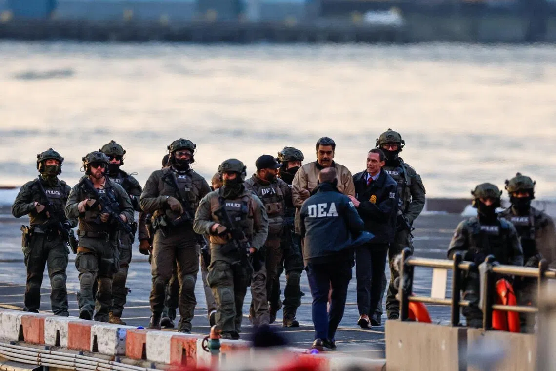 Mr Maduro is expected to make an initial appearance in court on Jan 5.