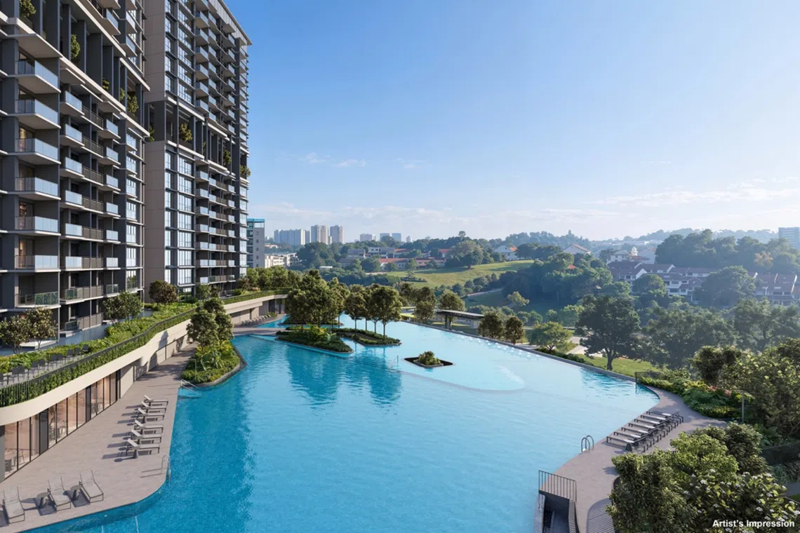 Backed by Lentor Hillock Park and overlooking the landed estates of Teacher’s Estate, Lentor Gardens Residences offers a rare combination of greenery, space and city connectivity.