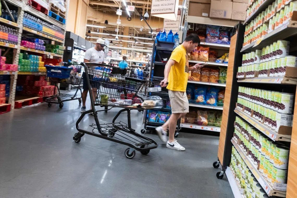 US inflation fell 0.4 per cent in June after advancing 0.5 per cent in May.