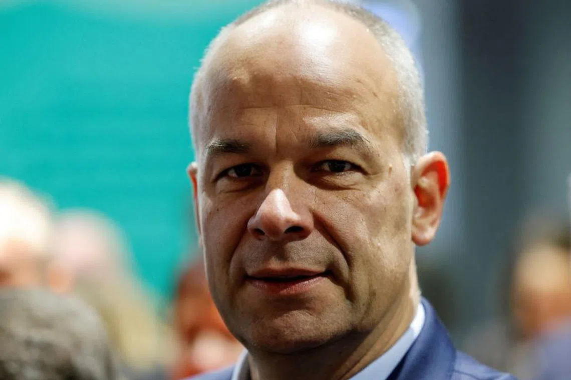 FNSEA (National Federation of Farmers Union) first vice-president Arnaud Rousseau poses on the inauguration day of the 59th edition of the Agriculture fair in Paris, France February 25, 2023.  Ludovic Marin/Pool via REUTERS/ File photo